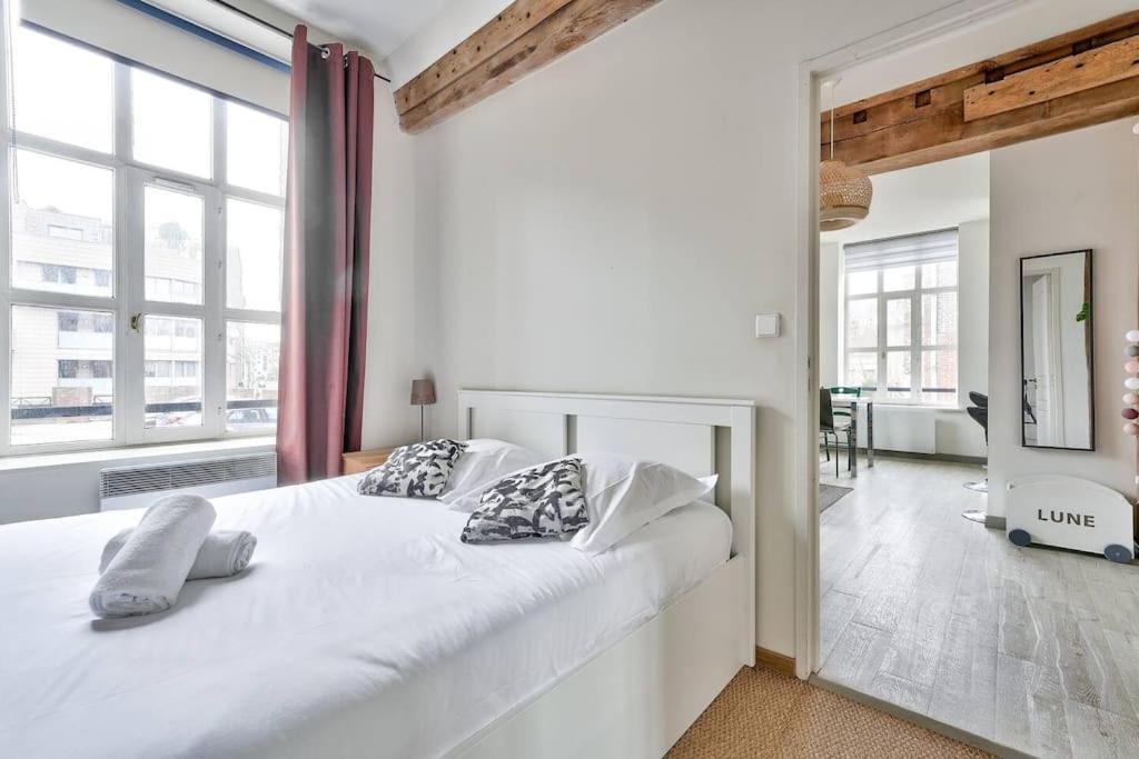 Appartement Lumineux Et Calme Parking Gratuit Lille Exterior photo